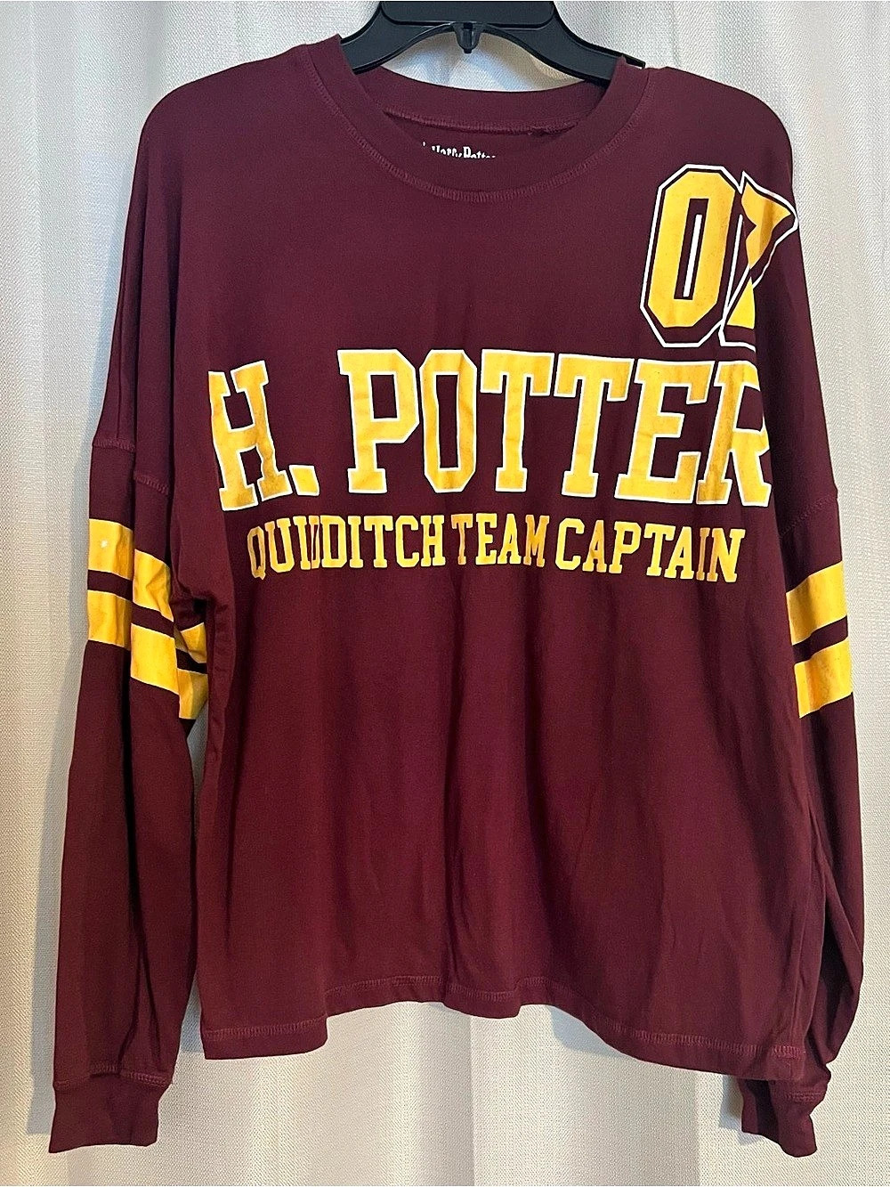 Harry Potter Gryffindor Quidditch Team Captain Oversized Shirt Women’s M